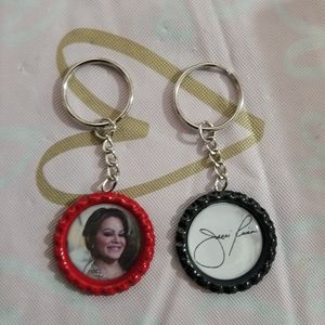 Jenni Rivera Bottle Cap Keychains